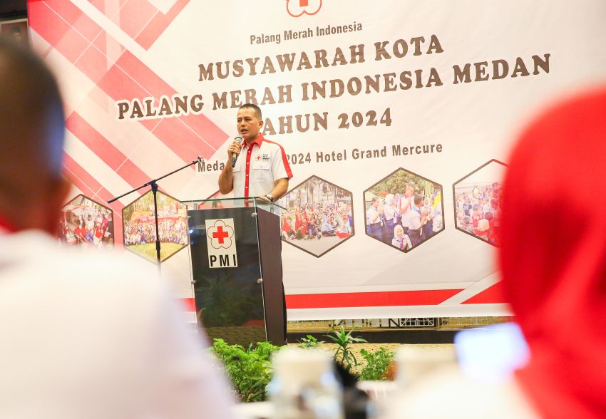 Musa Rajekshah Kembali Pimpin PMI Kota Medan Periode 2024-2029