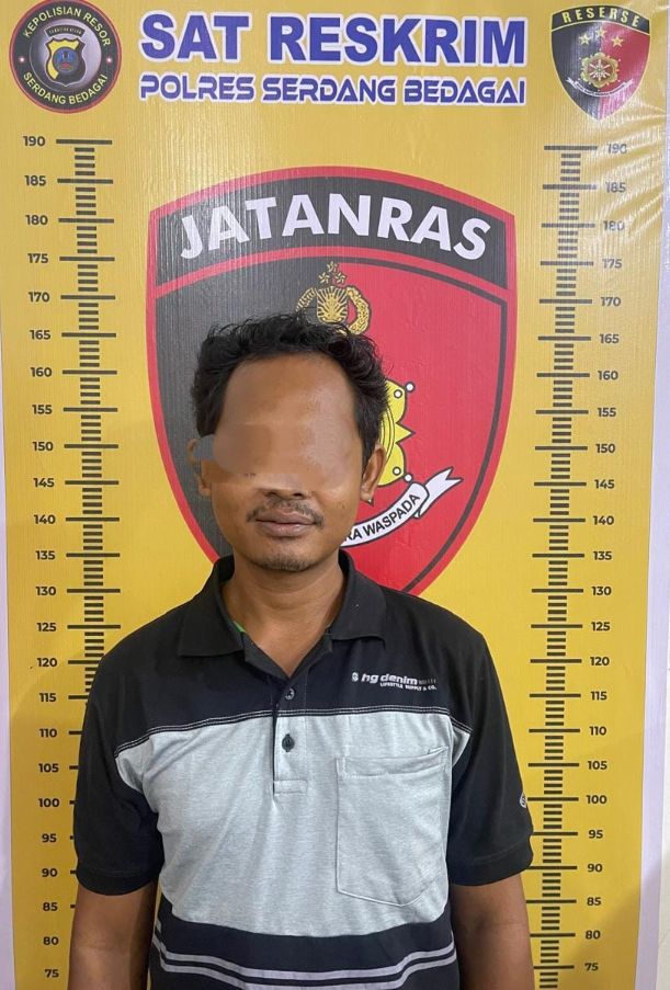 Polres Sergai Amankan Terduga Pelaku Penadah Barang Curian Arang Batok