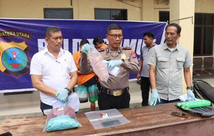 Polsek Dolok Masihul Bersama Brigif 7 /RR Amankan Dua Pelaku Pembakaran Rumah Warga