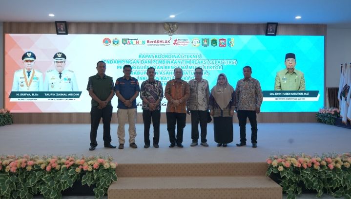 Sekda Asahan Buka Rakornis Pendampingan dan Pembinaan TRC Penanggulangan Bencana Multi Sektor