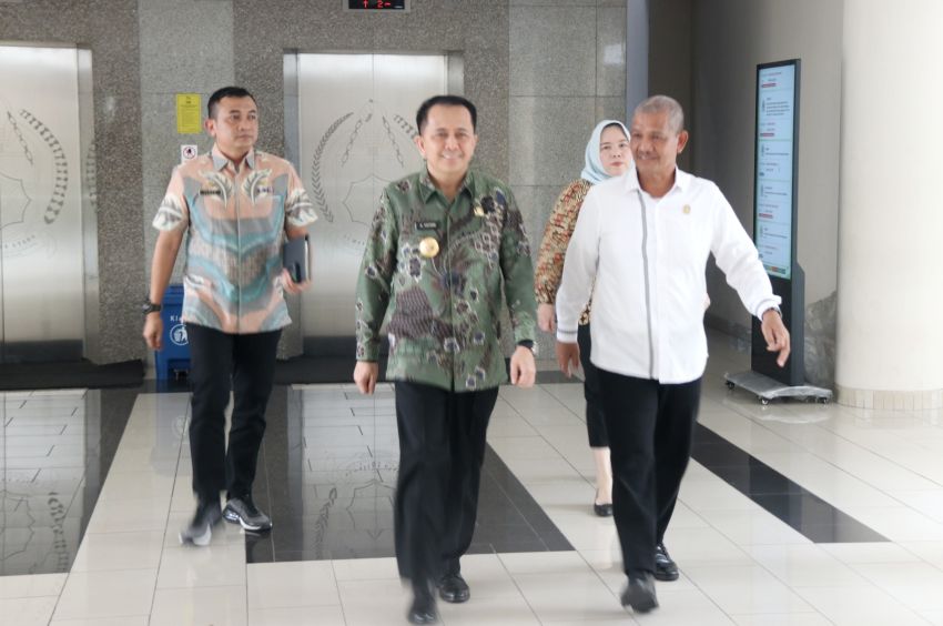 Hari Pertama Ngantor di Sumut, Pj Gubernur Agus Fatoni Silaturahmi ke Ketua DPRD Sumutni Kunjun
