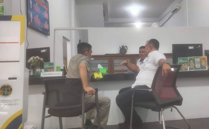 Anggota DPRD Asahan Thomy Faisal Cek HGU PT. IPS di BPN Terkait Informasi Masyarakat