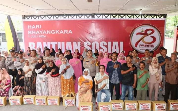 Giat Bansos secara Serentak oleh Polres Madina, Ini Penjelasan AKBP Arie Paloh