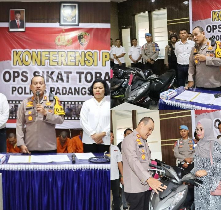 Polres Padangsidimpuan Berhasil Ungkap 12 Tersangka Kejahatan Jalanan di Sumatera Utara