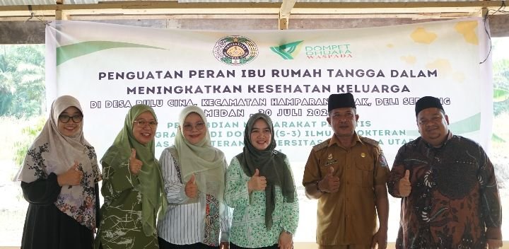 Pengabdian Masyarakat Perintis Prodi Doktor Ilmu Kedokteran FK USU Adakan Penyuluhan Kesehatan