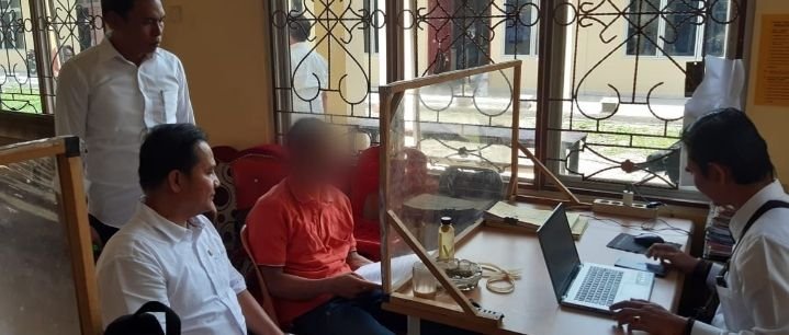 Sat Reskrim Polres Simalungun Ptoses Hukum  Tersangka Cabuli 2 Anak Kandung