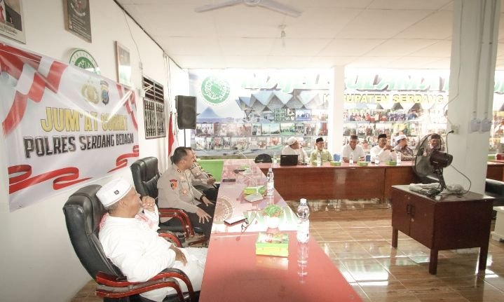 Awali Tugas Baru Kapolres Sergai Silaturahmi Kekantor MUI