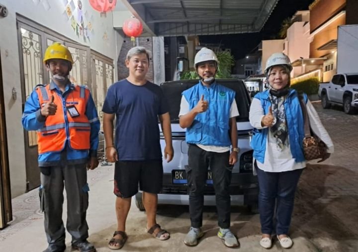 PLN UP3 Pematang Siantar Pasang Layanan Home Charging Mobil Listrik di Kabupaten Simalungun