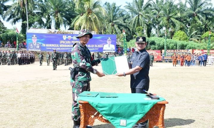 Buka TMMD ke-121, Pj Bupati: Satukan Karsa dan Karya Membangun Desa