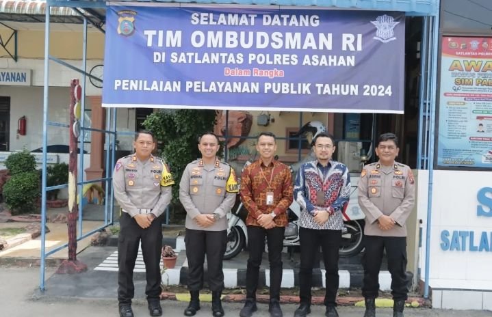 Polres Asahan Terima Kunjungan Tim Ombudsman RI Perwakilan Prov Sumut