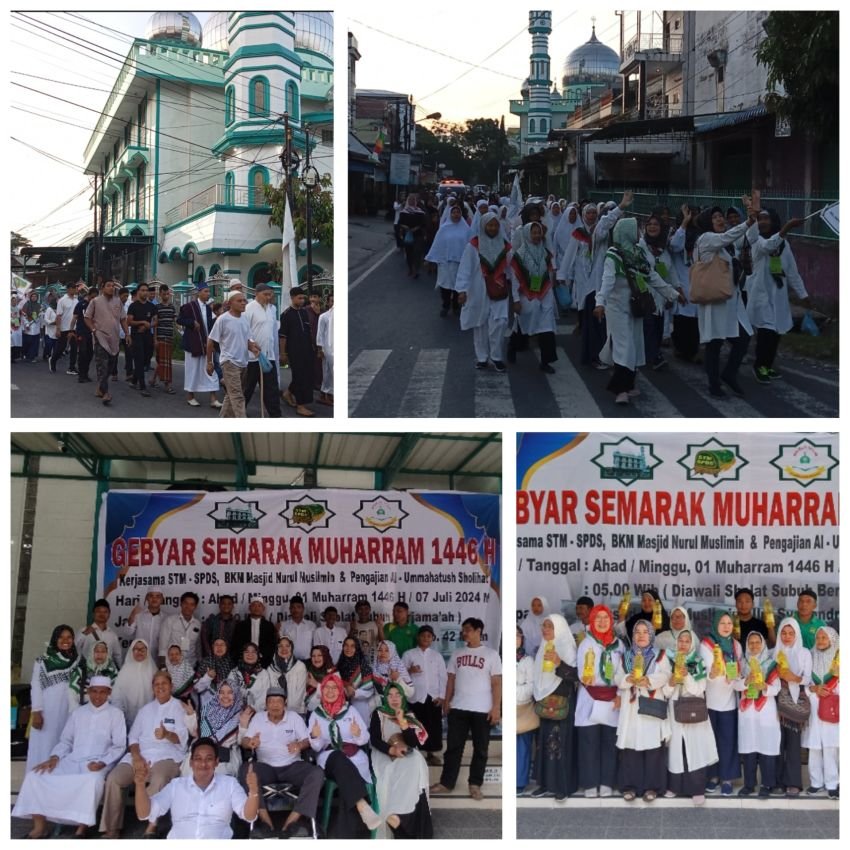 Gebyar Semarak Muharram 1446 Hijriyah di Mesjid Nurul Muslimin Medan Baru Berjalan Sukses