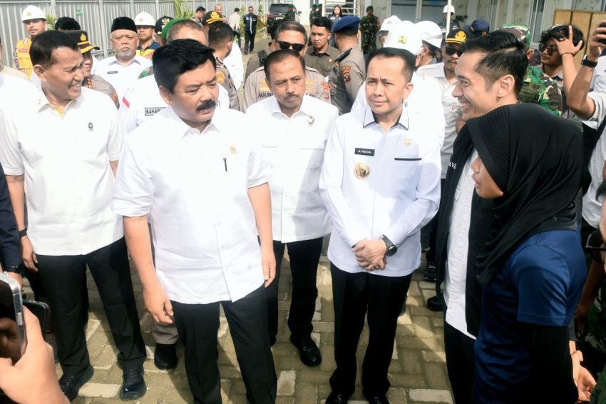 Pj Gubernur Sumut dan Menko Polhukam Tinjau Venue Sport Centre: Progres Stadion 71,8% dan Pastikan Rampung Akhir Juli