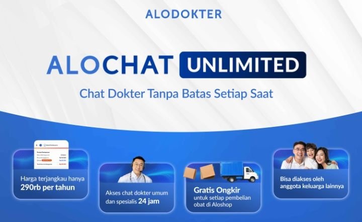 Alochat Unlimited, Solusi Telekonsultasi Dokter Tanpa Batas untuk Kenyamanan Konsultasi Kesehatan yang Berkesinambungan Dimana Saja