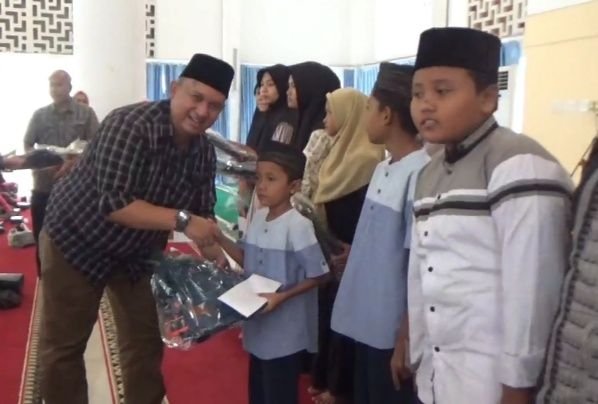 Tingkatkan Rasa Syukur,  Direksi PT Angkasa Pura Aviasi Kualanamu Santuni Anak Yatim