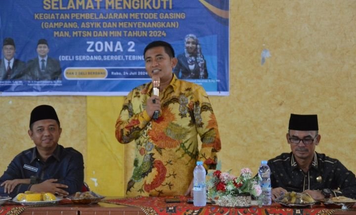 MAN 2 Deli Serdang Jadi Tuan Rumah Kegiatan Sosialisasi Metode Pembelajaran Gasing MI Zona2