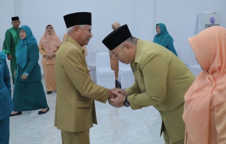 Bupati Asahan Lantik 6 Pejabat Pimpinan Tinggi Pratama Di Lingkungan Pemkab Asahan