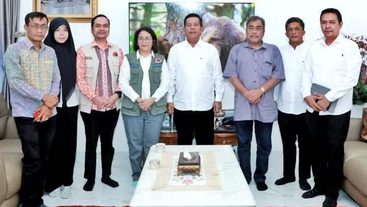 Bupati Simalungun Terima Kunjungan Kepala Subdirektorat Perencanaan Pendanaan BNPB Pusat