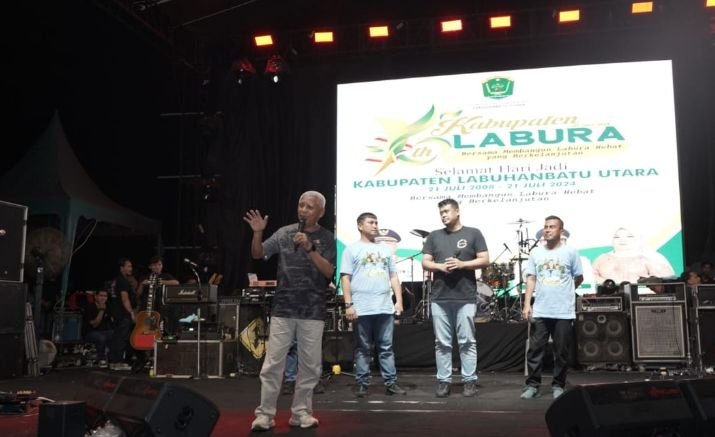 Bupati Asahan dan Wali Kota Medan Ikut Meriahkan HUT ke-16 Kabupaten Labura