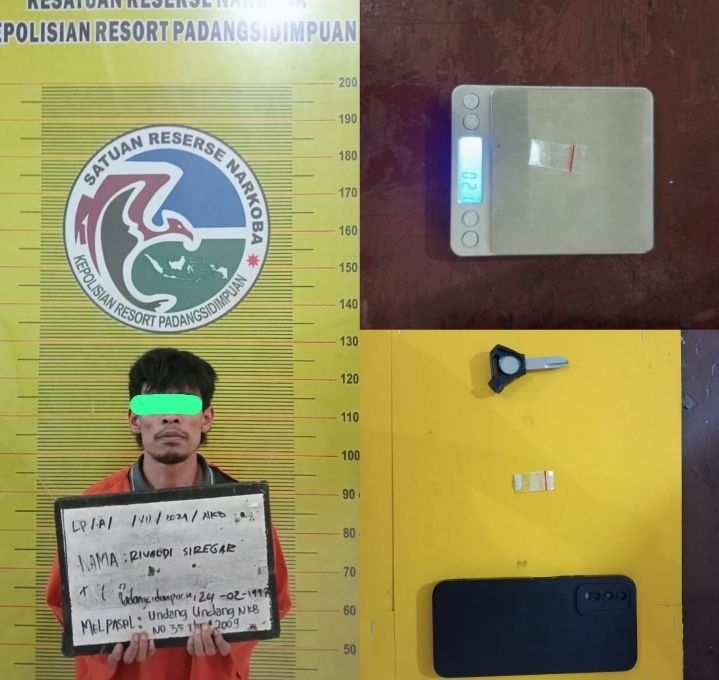 Tim Satresnarkoba Polres Padangsidimpuan, Kembali Tangkap Residivis
