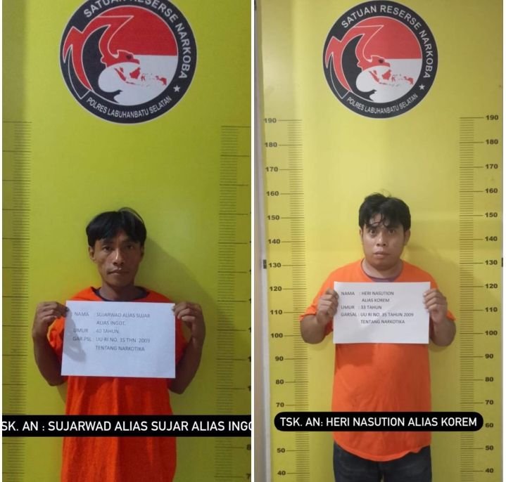 Polres Labusel Ringkus Pemilik dan Kurir Sabu
