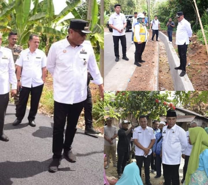Bupati Madina Tinjau Pembangunan Ruas Jalan Aek Godang -Huta Bargot dan Maga - Tano Bato