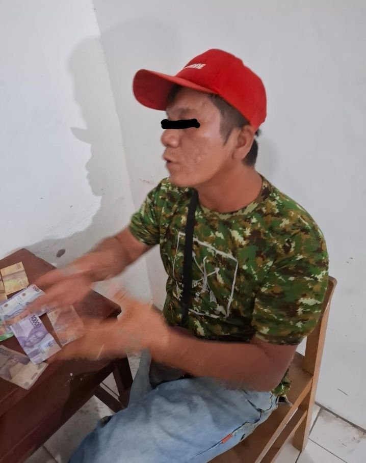 Polsek Serbalawan Tangkap Pelaku Perjudian Togel Hongkong di Warung Tuak