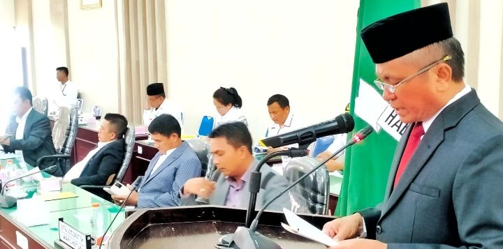 Pemkab Simalungun Sampaikan Nota Pengantar Ranperda Tentang Pertanggungjawaban Pelaksanaan APBD TA 2023 Ke DPRD