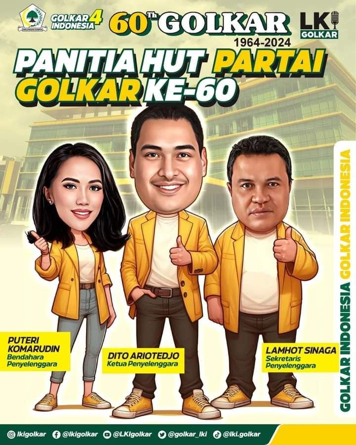 Menpora Ario Didaulat Jadi Ketua Panitia HUT Golkar ke 60