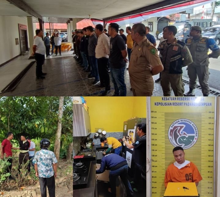 Gelar GKN 3 Lokasi Ini Jadi Sasaran Razia  Polres Padangsidimpuan