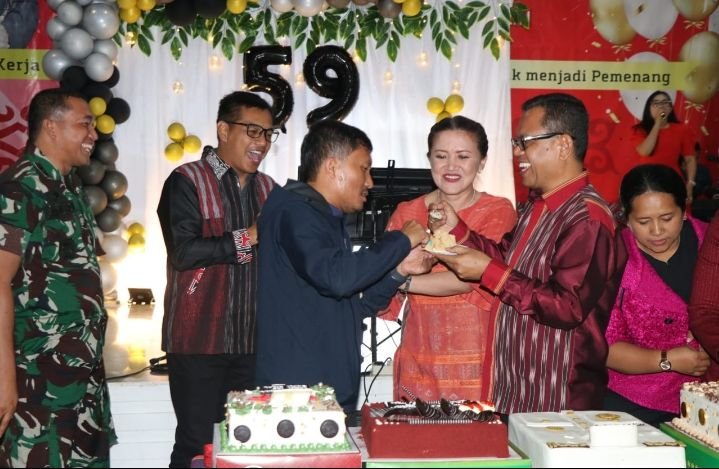 HUT Poltak Sitorus, Tonny M.Simanjuntak : 'Sehat Selalu Wujudkan Toba Unggul dan Bersinar'