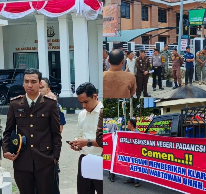 Di Hari Adhyaksa ke 64 Aksi Unras Wartawan Padangsidimpuan Jilid Tiga