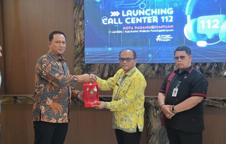 Pemko Padangsidimpuan Launching Call Center Kedaruratan 112