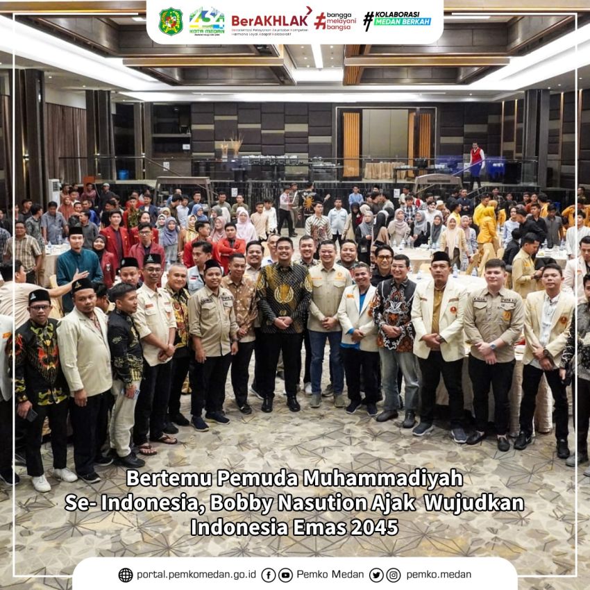 Bertemu Pemuda Muhammadiyah Se- Indonesia, Bobby Nasution Ajak Wujudkan Indonesia Emas 2045