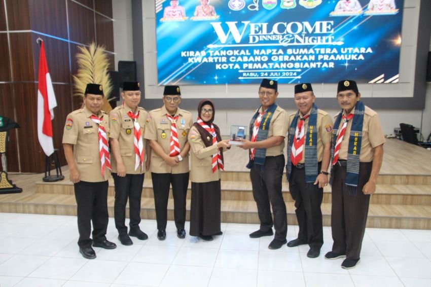 Wali Kota menghadiri acara Gala Dinner Kwartir Cabang (Kwarcab) Gerakan Pramuka Pematangsiantar