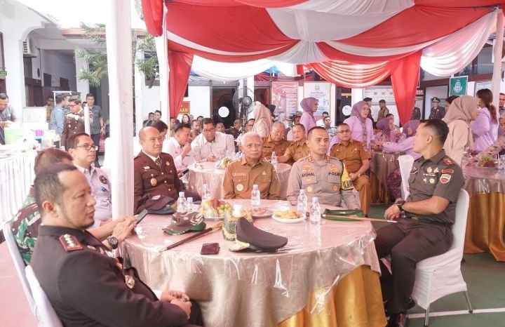 Bupati Asahan Bersama Forkopimda Hadiri Hari Bhakti Adhyaksa ke 64