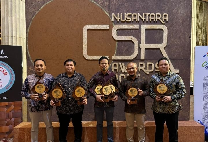 Pertamina Parta Niaga Regional Sumbagut Raih Sembilan Platinum Elit Nusantara CSR Award 2024