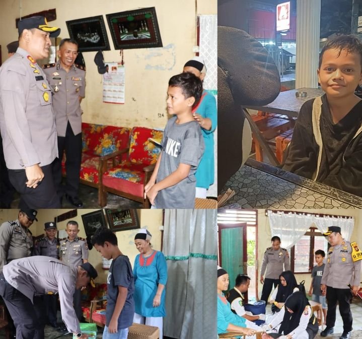 AKBP Dudung Setyawan Gercep Hadir Bak Malaikat ke rumah Simungil Badut