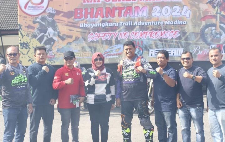 Wabup Atika Nasution Apresiasi Kegiatan Bhantam Bhayangkara Trail Adventure bersama Polres Madina