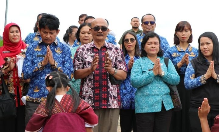 TP-PKK Provinsi Sumut Evaluasi Desa Panindii Silaen