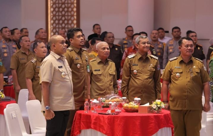Bupati Asahan Menghadiri Pencanangan Gerakan Pembangunan Serentak se-Sumut