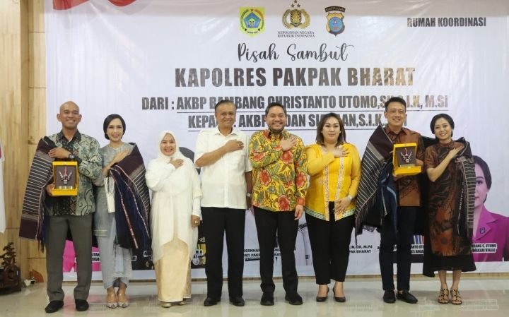 Polres Pakpak Bharat laksanakan Pisah Sambut Kapolres