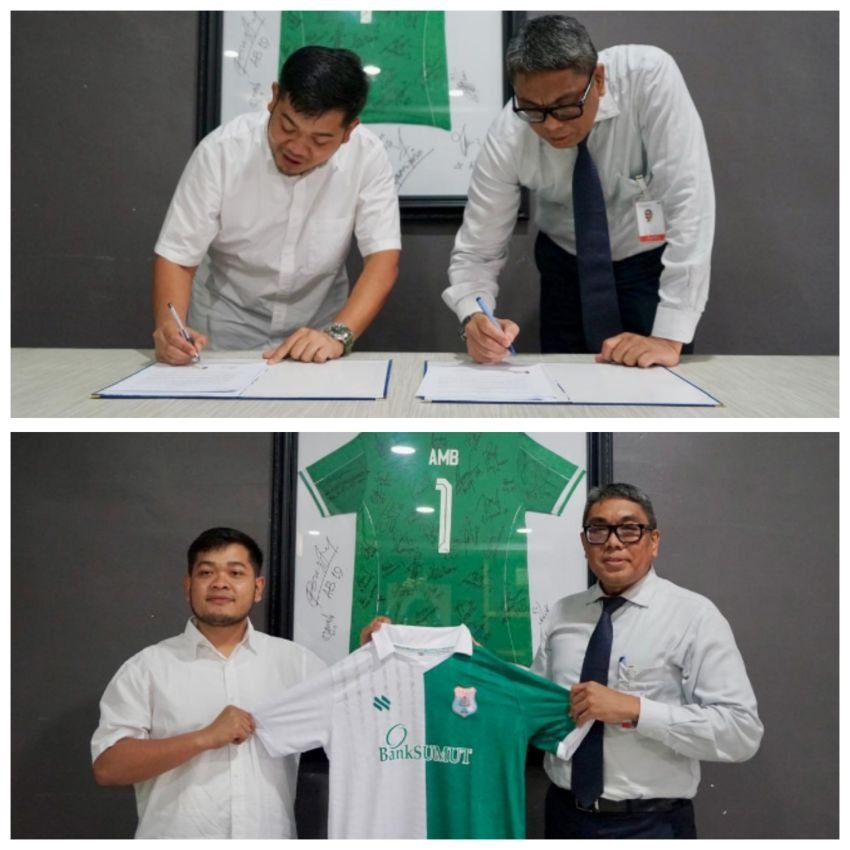 Kerjasama Kemitraan Strategis Bank Sumut dan PSMS Medan Resmi Berlanjut Pada Liga 2 Musim 2024/2025