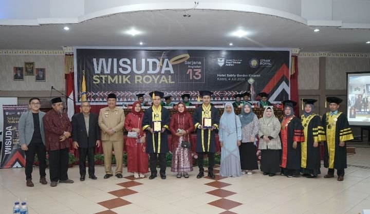 Wakil Bupati Asahan Berpesan Dalam Wisuda Sarjana Angkatan-13 STMIK Royal Kisaran