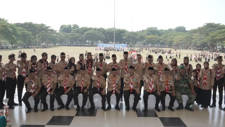 Ketua Kwartir Daerah Gerakan Pramuka Sumut Tutup Kirab Tangkal Napza Kwartir Daerah Gerakan Pramuka Sumut