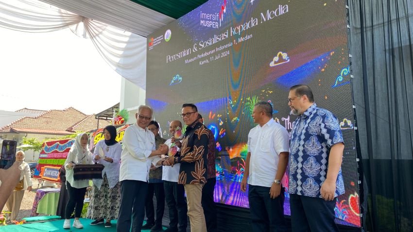 Resmikan Ruang Imersif, Musperin Ajak Pengunjung Mengenal Perkebunan Sawit Lewat Teknologi Multimedia