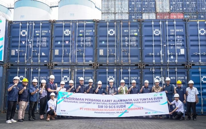 PTPN Group Perkuat Ekspor Karet Alam Berkelanjutan untuk Hadapi Tantangan EUDR