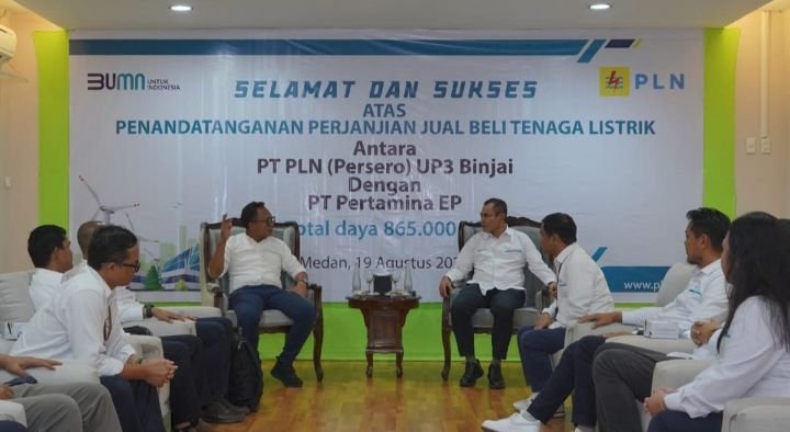 PLN dan Pertamina EP Teken Perjanjian Jual Beli Listrik