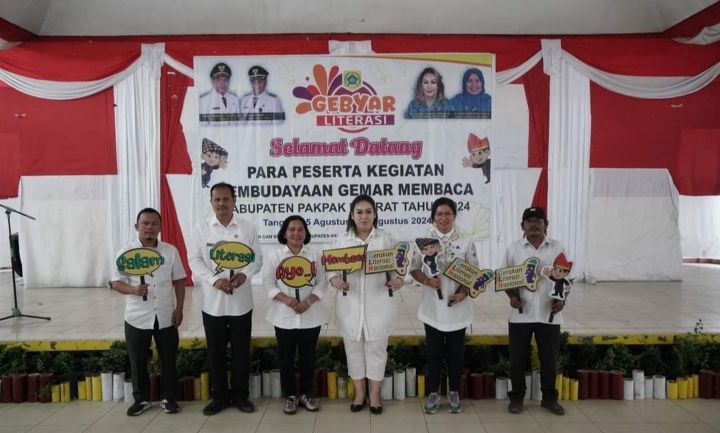 Gebyar Literasi Gemar Baca Resmi Ditutup Bunda PAUD Kabupaten Pakpak Bharat