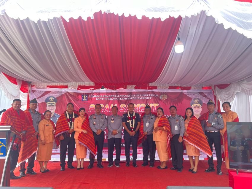Penuh Hikmat dan Sukacita, Lapas Lubuk Pakam Lakukan Pisah Sambut