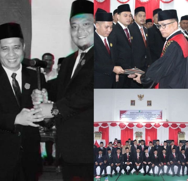 Luat hasibuan menjadi Ketua DPRD Palas Sementara dari Partai Gerindra,